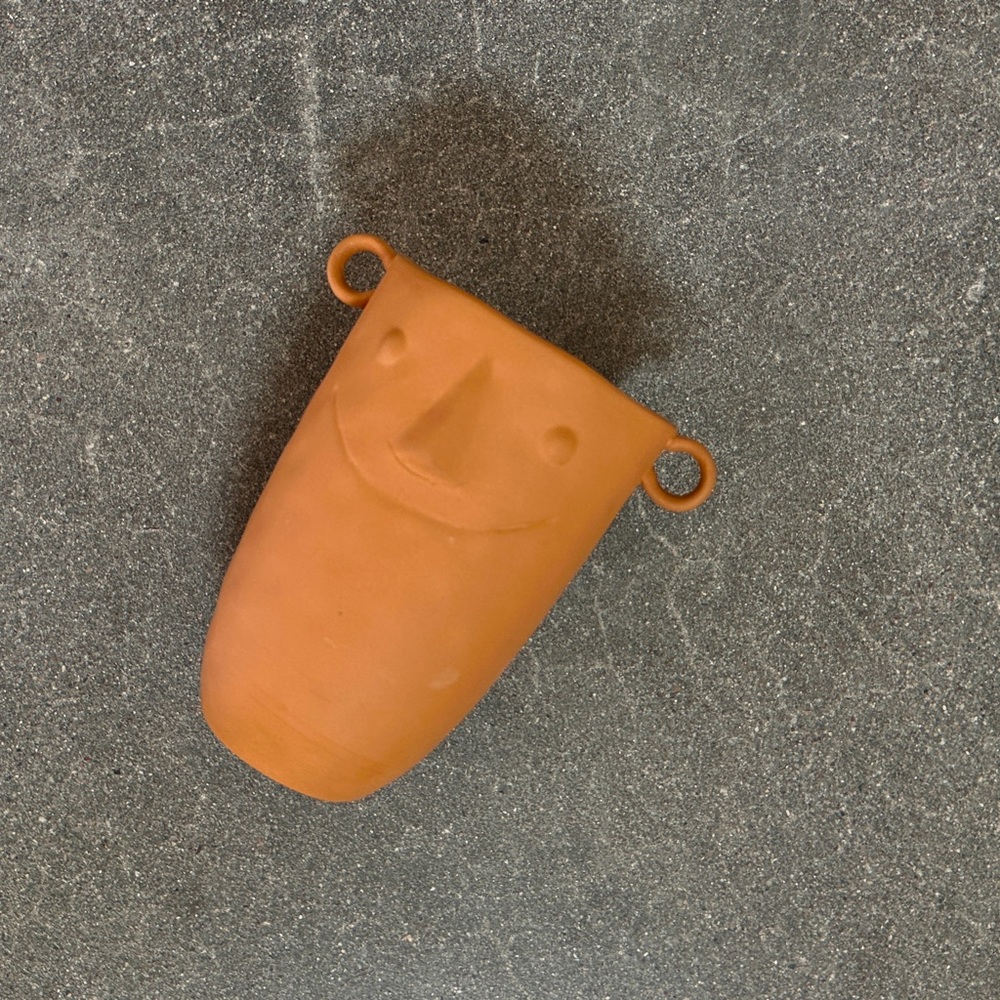 terracotta ceramic vase